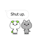Funny and cute animals stickers English（個別スタンプ：37）