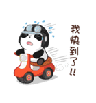 Love between a panda and a polar bear（個別スタンプ：24）