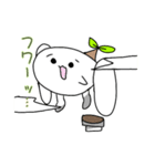 兎みたいな何かに木を生やしたスタンプ（個別スタンプ：9）
