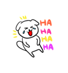白わんこの毎日イングリッシュ（個別スタンプ：17）