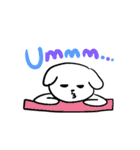 白わんこの毎日イングリッシュ（個別スタンプ：18）