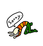 いろんなウサギとときどきゴハン（個別スタンプ：2）