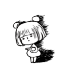 Mushroom Girl ＆ Rabbit（個別スタンプ：2）