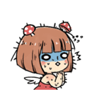 Mushroom Girl ＆ Rabbit（個別スタンプ：10）