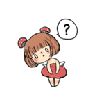 Mushroom Girl ＆ Rabbit（個別スタンプ：15）