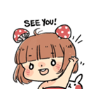 Mushroom Girl ＆ Rabbit（個別スタンプ：20）