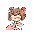 Mushroom Girl ＆ Rabbit（個別スタンプ：23）