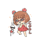 Mushroom Girl ＆ Rabbit（個別スタンプ：24）