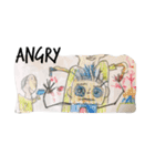 crazy kid #1（個別スタンプ：6）