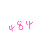 pink.（個別スタンプ：1）