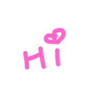 pink.（個別スタンプ：11）