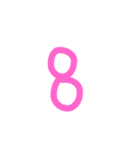 pink.（個別スタンプ：13）