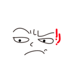 No face ~ daily expression package 1（個別スタンプ：4）