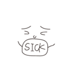 No face ~ daily expression package 1（個別スタンプ：25）