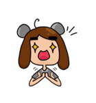 Mouse girl coming（個別スタンプ：12）