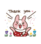 Strawberry Rabbit and Egg Bear [ 2 ]（個別スタンプ：3）