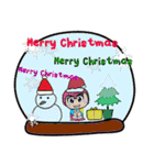 Tamuji HO！17Merry Christmas.（個別スタンプ：5）