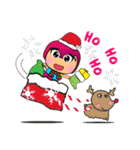 Tamuji HO！17Merry Christmas.（個別スタンプ：36）