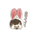 hedgehog love（個別スタンプ：27）