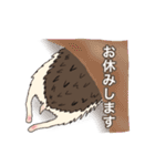 hedgehog love（個別スタンプ：34）