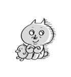 TW Cat ＆ Fat duck（個別スタンプ：3）