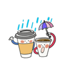 Paper Cups of Heart（個別スタンプ：6）