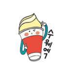 Paper Cups of Heart（個別スタンプ：11）