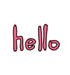 hello .（個別スタンプ：1）