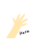 the special hand（個別スタンプ：4）