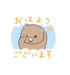 ウォンバット日常使いスタンプ（個別スタンプ：1）