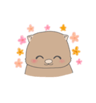 ウォンバット日常使いスタンプ（個別スタンプ：17）