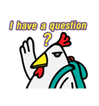 My name is Duck But I'm a Chicken 1 ENG（個別スタンプ：38）