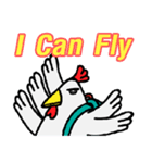 My name is Duck But I'm a Chicken 1 ENG（個別スタンプ：40）