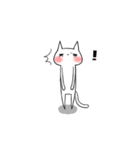 白玉ネコのLOVEスタンプ（個別スタンプ：12）