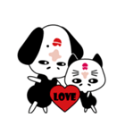 LuckyDog Love Story（個別スタンプ：12）