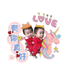 Happy love girls.（個別スタンプ：8）