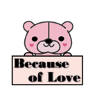 One Love Bear（個別スタンプ：28）