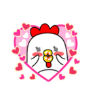 ベスコッコ＆ひよこっこ LOVE（個別スタンプ：4）