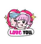 Hello,Love couple（個別スタンプ：1）