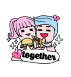 Hello,Love couple（個別スタンプ：7）