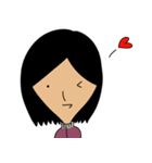 ぐだぐだ良子～恋の応援歌～（個別スタンプ：3）