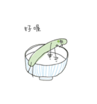 egg cucumber waste sushi（個別スタンプ：3）