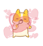 yebuda is a rabbit:sweet sweet love（個別スタンプ：2）