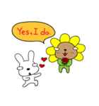 Sunflower seeds - Happy Valentine's Day（個別スタンプ：10）