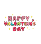 Wish you all have happy Valentine's Day（個別スタンプ：3）