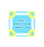 Heartwarming message sticker english ver（個別スタンプ：37）