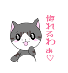 【イラスト版】表情豊かな猫ちゃん達。（個別スタンプ：21）