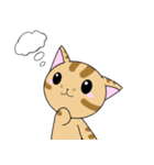 【イラスト版】表情豊かな猫ちゃん達。（個別スタンプ：31）