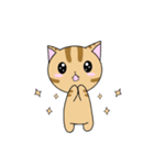 【イラスト版】表情豊かな猫ちゃん達。（個別スタンプ：39）