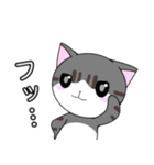 【イラスト版】表情豊かな猫ちゃん達。（個別スタンプ：40）